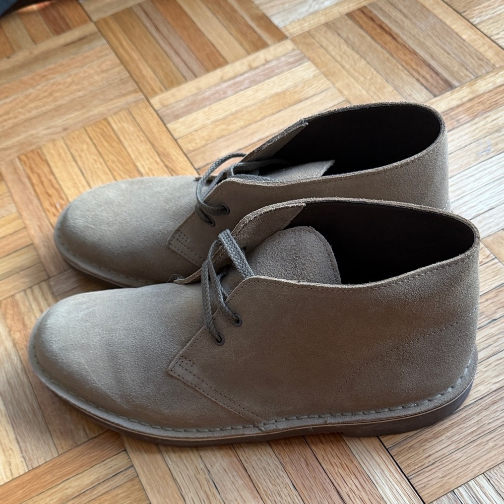 Clarks Men's Bushacre 2 Chukka Boot Taupe